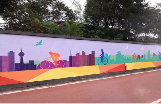 南宁墙体彩绘-围墙