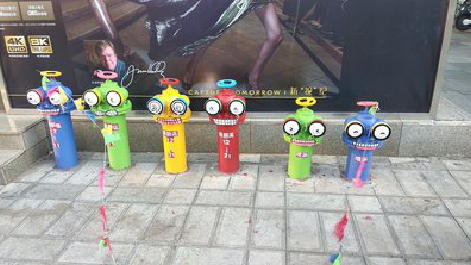 南宁商业区彩绘