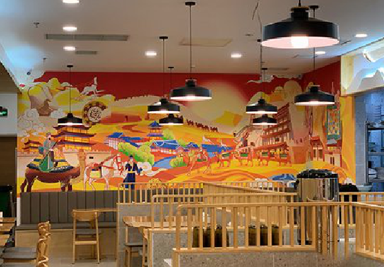 南宁商业空间彩绘介绍。