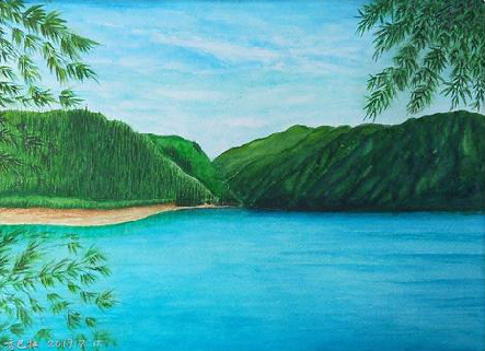 南宁在墙绘中，如何绘画绿水青山？