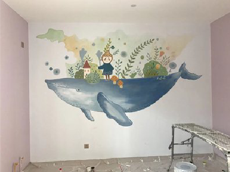 南宁手绘墙的特点及优势。